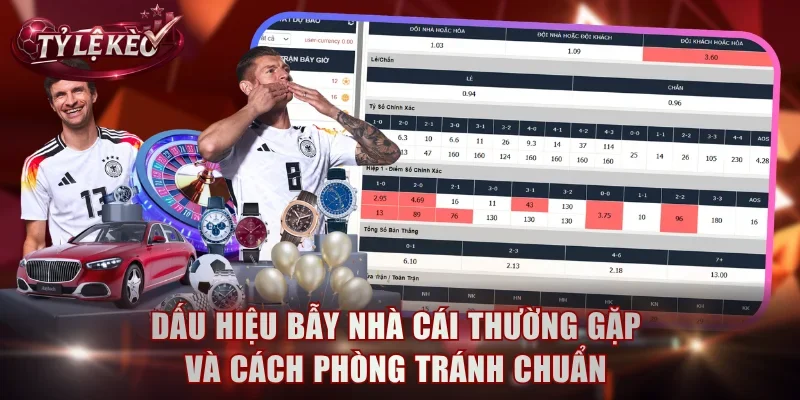 Bẫy nhà cái thường gặp