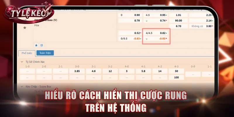 Hiểu rõ cách hiển thị cược rung trên hệ thống