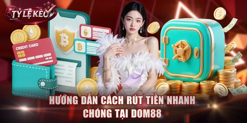 Hướng dẫn cách rút tiền nhanh chóng tại Dom88