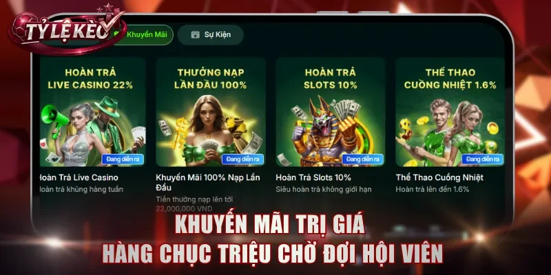 Khuyến mãi trị giá hàng chục triệu chờ đợi hội viên