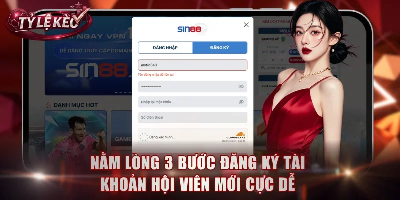 Nằm lòng 3 bước đăng ký tài khoản hội viên mới cực dễ