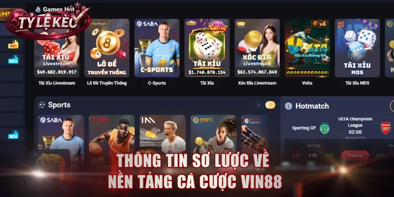 Thông tin sơ lược về nền tảng cá cược VIN88