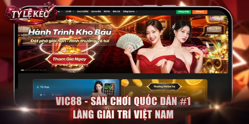 Vic88 – Sân Chơi Quốc Dân #1 Làng Giải Trí Tại Việt Nam